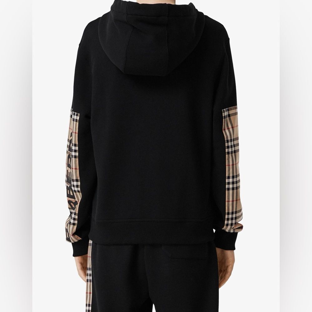 Burberry Vintage Check Label Hoodie View 5